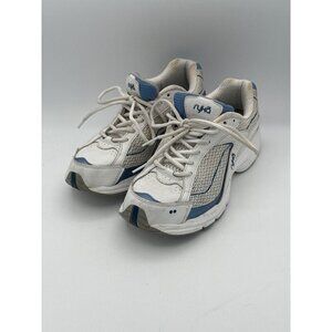 Rykä Womens Advance Walking Shoes Size 7.5 White & Blue